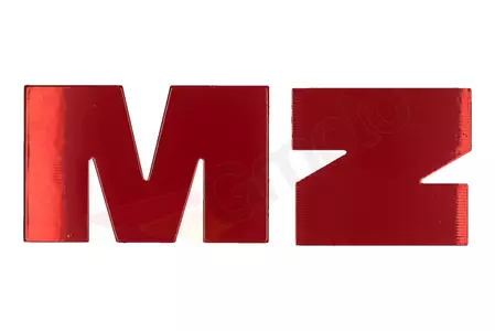 MZ ETZ rezervuaro raidės raudonos spalvos-2