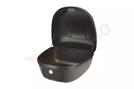 Kufer centralny Moretti 30L czarny z przeźroczystym odblaskiem-3