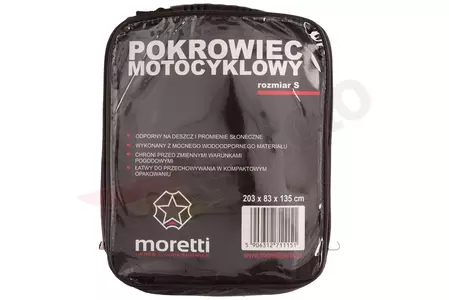 Moretti motorkerékpár védőhuzat S méret-4