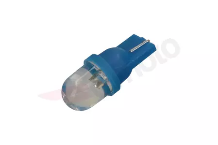 LED spuldze L010 - W5W izkliedēta zila - 128737