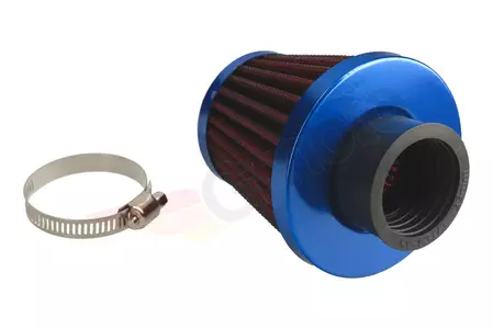 Kónický vzduchový filter 32 mm modrý-2