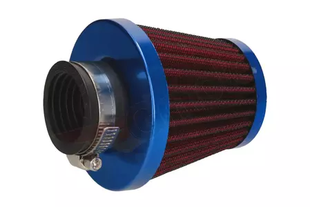 Kónický vzduchový filter 32 mm modrý-3