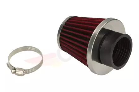 Kuželový vzduchový filtr 38 mm chrom-2