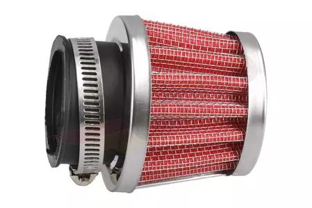 Filtr powietrza stożkowy 35 mm czerwony-3