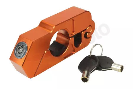 Blocarea mânerului și a manetei de frână Grip Lock Orange-1