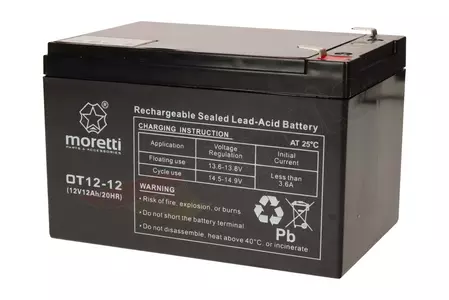 Batería de gel AGM 12V 12Ah Moretti-1