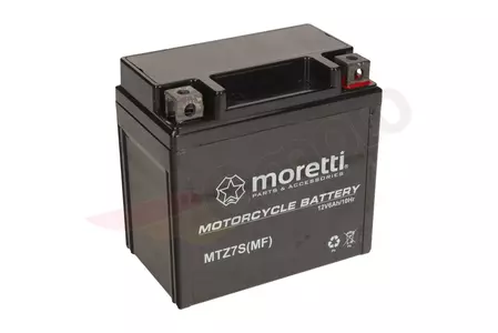 Gelbatterij 12V 6 Ah Moretti YTZ7S (MTZ7S)-2