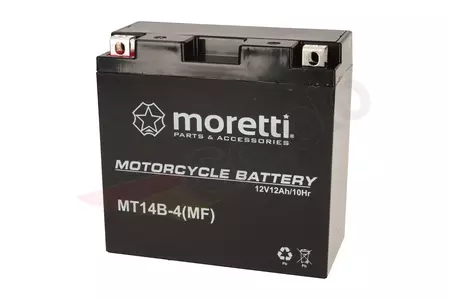 Akumulator żelowy 12V 12Ah Moretti YT14B-BS (MT14B-4)