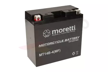 Gél akkumulátor 12V 12Ah Moretti YT14B-BS (MT14B-4)-2