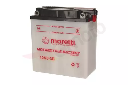 Akumulator standardowy 12V 5 Ah Moretti 12N5-3B-2