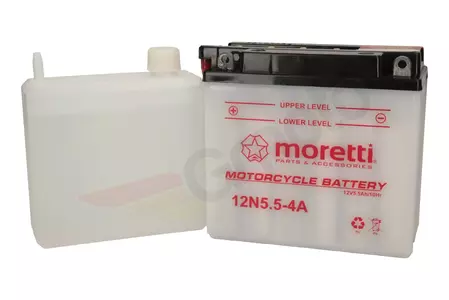 Batería estándar 12V 5.5Ah Moretti 12N5.5-4A