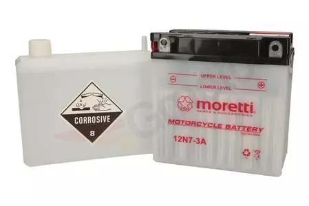 Akumulator standardowy 12V 7Ah Moretti 12N7-3B