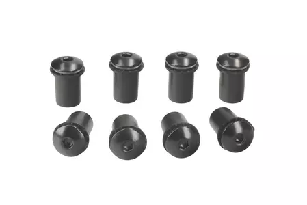 JMT tornillos de carenado con gomas 8 piezas color negro