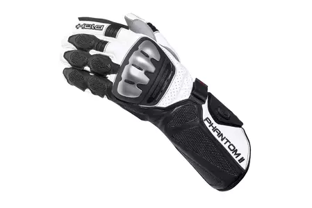 Held Phantom II μαύρο/λευκό 11 δερμάτινα γάντια μοτοσικλέτας-1