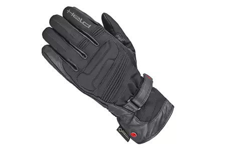 Held Satu II Gore-Tex Noir 11 gants de moto en cuir/textile-1
