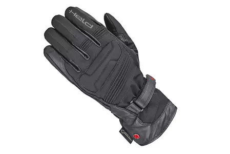 Kožne i tekstilne motociklističke rukavice Held Lady Satu II Gore-Tex Black 7.5-1