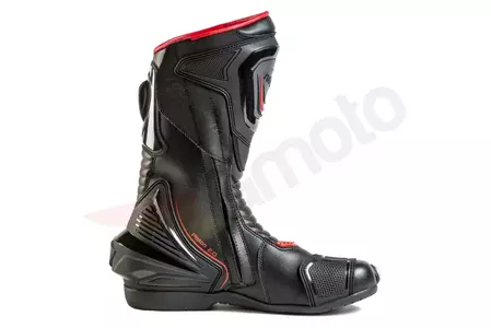 Motocyklové boty Rebelhorn Piston II černá/červená 39-3