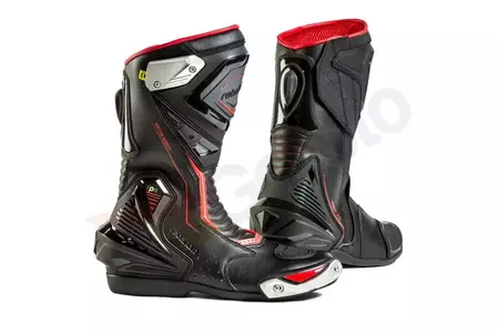 Motociklističke čizme Rebelhorn Piston II crne i crvene 40-1