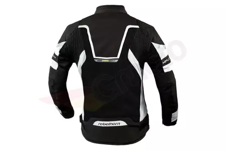 Jachetă de motocicletă din material textil pentru femei Rebelhorn Hiflow III Lady gri-negru L-2