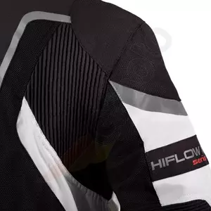 Veste de moto textile pour femme Rebelhorn Hiflow III Lady gris-noir L-3
