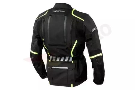 Rebelhorn Hiker II tekstilna motoristična jakna black-fluo S-2