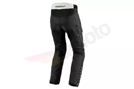 Tekstilne motociklističke hlače Rebelhorn Hiker II, crno-sive XXL-2
