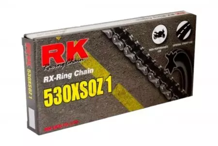 Chaîne d'entraînement RK 530 XSOZ1 108 RX-Ring ouvert avec ergots - 530XSOZ1-108-CLF