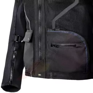 Rebelhorn Scandal giacca estiva da moto nera XS-4