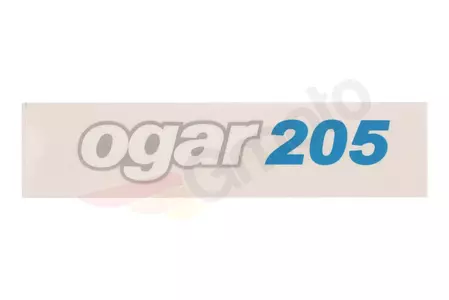 Sticker voor de zijkanten onder het zadel Romet Ogar 205 blauw - 131556