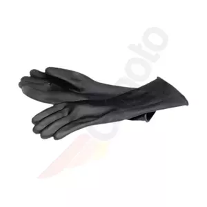 Modeka guantes de moto de goma negro L-1