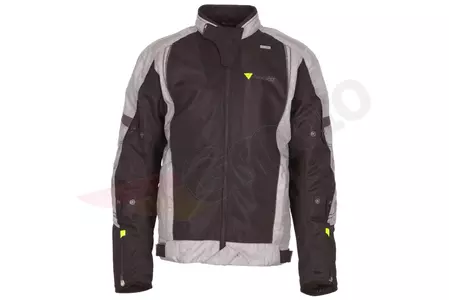 Modeka Breeze giacca da moto in tessuto nero-grigio 3XL-1