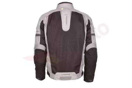 Modeka Breeze tekstila motocikla jaka melns-pelēks 3XL-2
