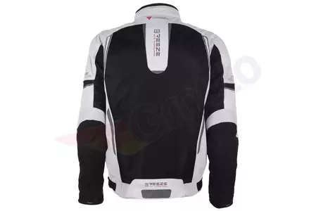 Modeka Breeze tekstil motorcykeljakke sort og ask XL-2