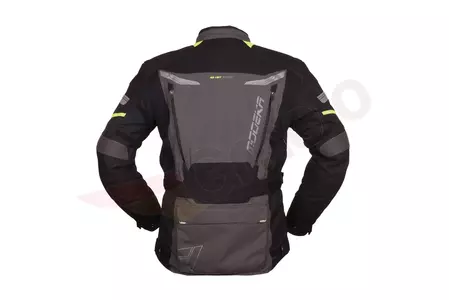 Modeka Chekker chaqueta de moto textil LL negro-gris-2
