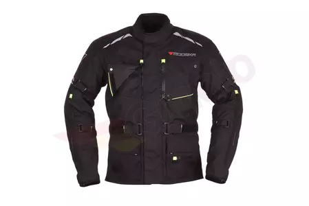 Modeka Crookton textilná bunda na motorku čierna 3XL-1