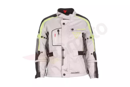Modeka EL Chango otroška motoristična jakna pepel 164-1