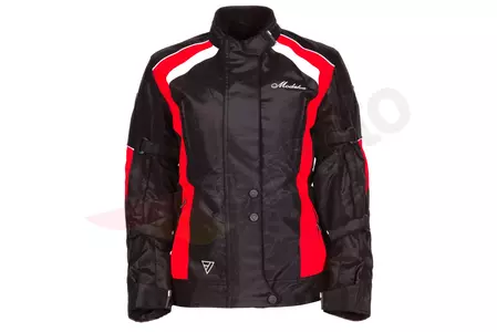 Modeka Janika Lady textilná bunda na motorku čierna/červená 32-1
