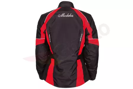 Modeka Janika Janika Lady jachetă de motocicletă din material textil negru/roșu 32-2