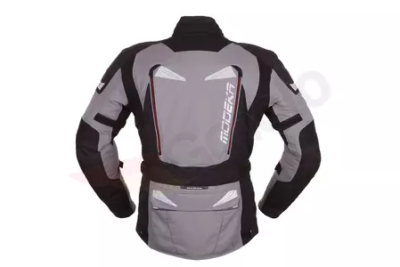 Modeka Panamericana giacca da moto in tessuto nero-grigio 4XL-2