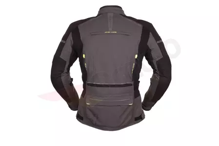 Modeka Tacoma II giacca da moto in tessuto grigio-nero 10XL-2