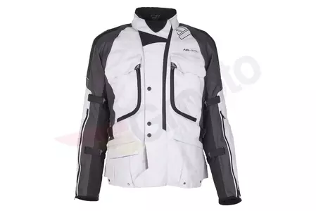 Modeka Westport Textil-Motorradjacke Asche schwarz S-1