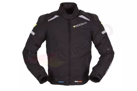 Modeka Yankari giacca da moto in tessuto nero 4XL-1