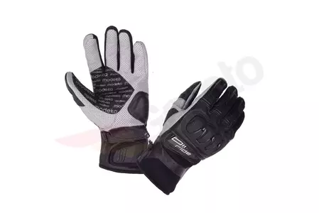 Modeka Air Ride γάντια μοτοσικλέτας μαύρο-γκρι 11-1