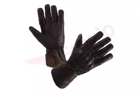 Модека ръкавици за мотоциклет Aras черни 7-1