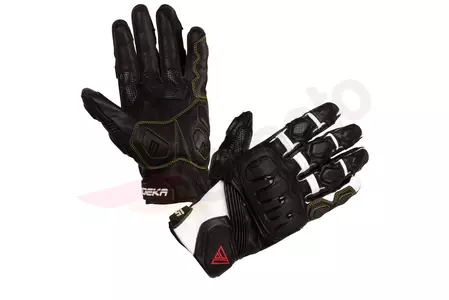 Modeka Baali gants moto noir et blanc 7-1