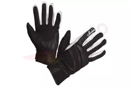 Modeka Camira Lady γάντια μοτοσικλέτας μαύρο και λευκό DL-1