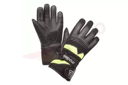 Modeka Freeze Evo Παιδικά γάντια μοτοσικλέτας μαύρο-νεόν S - 072091431AC