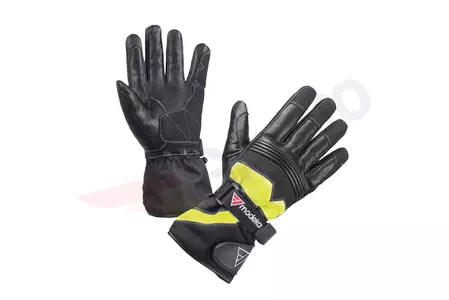 Modeka Freeze Evo motorhandschoenen zwart-neon 10-1
