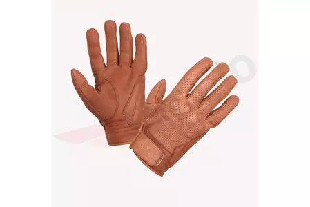 Modeka Hot Classic rjave motoristične rokavice 12-1
