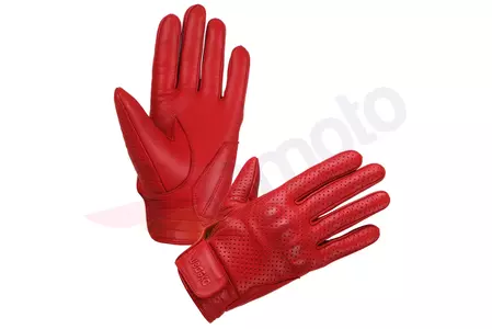 Modeka Hot Classic guantes de moto rojo 12-1